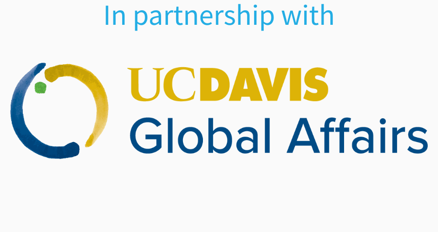 In partnership with (logo) UC Davis Global Affairs