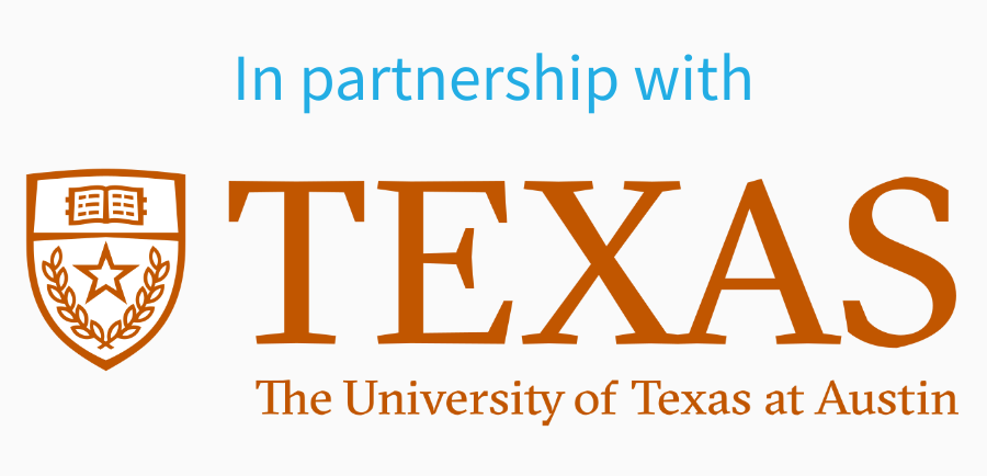 In partnership with (logo) The University of Texas at Austin