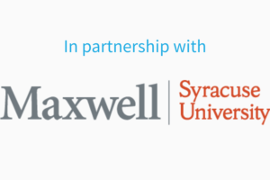 In partnership with (logo) Maxwell School at Syracuse University