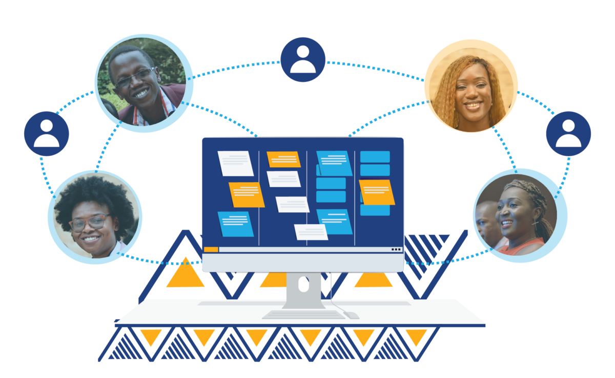 Illustration of a computer network